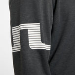 J.Lindeberg Heath Strike Golf Mid-Layer - Asphalt/Black Melange