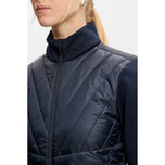 J.Lindeberg Women's Holma Quilt Hybrid Golf Jacket - JL Navy