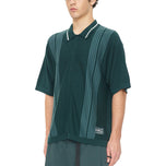 Huffer Knit Button Down Golf Shirt - Golf Green