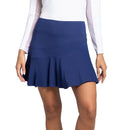 IBKUL Women&#39;s Flounce 16.5&quot; Golf Skort - Navy