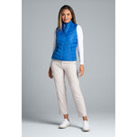 IBKUL Women's Solid Golf Vest - Blue
