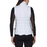 IBKUL Women's Solid Golf Vest - White