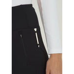 IBKUL Women's Straight 17.5" Golf Skort - Black