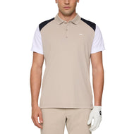 J.Lindeberg Block Golf Polo Shirt - String