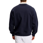 J.Lindeberg Club Printed Golf Crew Neck - JL Navy