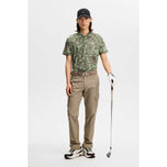 J.Lindeberg Dario Tour Print Golf Polo Shirt - Tour 26 Tonal Green