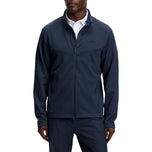 J.Lindeberg Maclean Zip Golf Midlayer - JL Navy