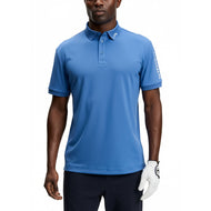 J.Lindeberg Tour Tech Regular Fit Golf Polo Shirt - Federal Blue