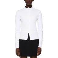 J.Lindeberg Women's Anna Knitted Zip Golf Sweater - White