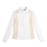 J.Lindeberg Women's Brooks Zip Packable Golf Jacket - White