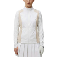 J.Lindeberg Women's Brooks Zip Packable Golf Jacket - White
