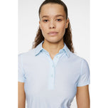 J.Lindeberg Women's Caitlyn Golf Polo Shirt - Shadow Bridge Winter Sky