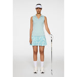 J.Lindeberg Women's Delilah Sleeveless Golf Polo Shirt - Blue Hase