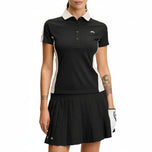 J.Lindeberg Women's Demi Golf Polo Shirt - Black