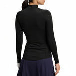 J.Lindeberg Women's Ella Compression Golf Shirt - Black