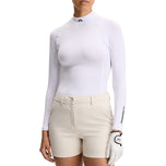 J.Lindeberg Women's Ella Compression Golf Shirt - White