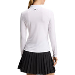 J.Lindeberg Women's Flor Long Sleeve Golf Polo Shirt - White