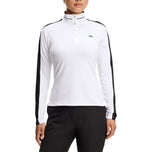 J.Lindeberg Women's Hertta Long Sleeve Golf Polo Shirt - White