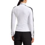 J.Lindeberg Women's Hertta Long Sleeve Golf Polo Shirt - White