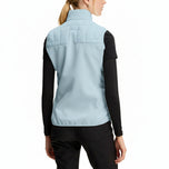 J.Lindeberg Women's Holma Quilt Hybrid Golf Vest - Forget-Me-Not