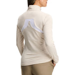 J.Lindeberg Women's Janice Full Zip Golf Mid-Layer - Moonbeam