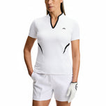 J.Lindeberg Women's Katie Golf Shirt - White