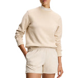 J.Lindeberg Women's Nova Golf Crew Neck - Moonbeam