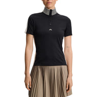 J.Lindeberg Women's Pip Golf Polo Shirt - Black
