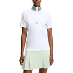 J.Lindeberg Women's Pip Golf Polo Shirt - White
