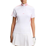 J.Lindeberg Women's Pip Golf Polo Shirt - White
