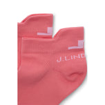 J.Lindeberg Women's Spin Short Golf Socks - Flamingo Plume