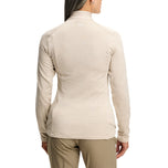 J.Lindeberg Women's Steffi Quarter Zip Golf Mid-Layer - Moonbeam Melange