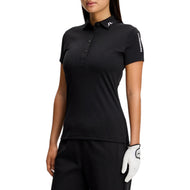 J.Lindeberg Women's Tour Tech Golf Polo Shirt - Black