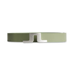 J.Lindeberg  Bridger Leather Belt - Oil Green