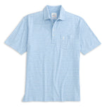Johnnie-O Original 4-Button Polo Ryan Stripe - Cloud Blue