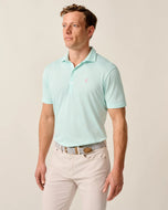 Johnnie-O Performance Mesh Polo Dru Stripe - Sardinia