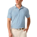 Johnnie-O Performance Mesh Polo Dru Stripe - Palisades Blue