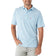 Johnnie-O Heathered Original 2.0 Golf Polo Shirt - Cloud Blue