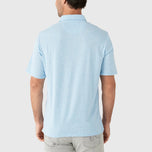 Johnnie-O Heathered Original 2.0 Golf Polo Shirt - Cloud Blue