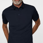 J.Lindeberg KV Print Golf Polo Shirt - JL Navy