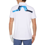J.Lindeberg KV Print Golf Polo Shirt - White