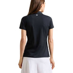 Peter Millar Women's Performance Stretch Jersey Golf Shirt - Black