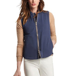 Peter Millar Women's Surge Full Zip Golf Vest - Navy