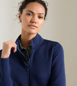 Peter Millar Women's Lumi-Knit Performance Full Zip - Nav