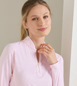 Peter Millar Women's Shadebreak Playful Petals Lightweight Sunshirt - Pearl Pink