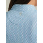 Peter Millar Women's Trillium Neat Performance Stretch Jersey Golf Shirt - Cottage Blue