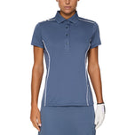 J.Lindeberg Women's Leyla Golf Polo Shirt - Vintage Indigo