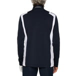 J.Lindeberg Lukas Quarter Zip Golf Mid-Layer - JL Navy