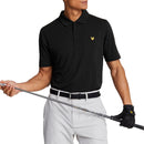Lyle &amp; Scott Golf Grid Polo Shirt - Jet Black