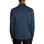 Lyle & Scott Hybrid Quilted Full Zip Golf Jacket - Ryder Blue